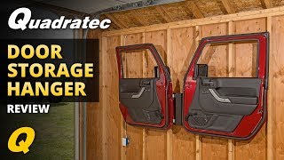 Quadratec Door Storage Hanger Review for Jeep Wrangler JL JK TJ YJ amp CJ [upl. by Hennebery]