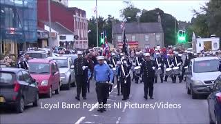 Flutes amp Drums Donaghadee  Ballygowan True Blues FB Parade 2019 [upl. by Magner93]