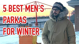 5 Best Mens Parkas For Winter  Coats Review [upl. by Zertnom649]