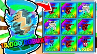 INSANE 15000 ROBUX RAINBOW WINTER TECH SECRETS In Roblox Clicker Simulator [upl. by Eseer413]