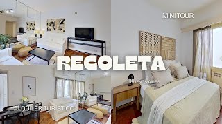 RECOLETA  BUENOS AIRES  ALQUILER TEMPORARIO 2024 vlogvideo [upl. by Akirej]