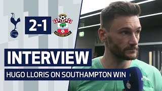 INTERVIEW  HUGO LLORIS ON SOUTHAMPTON WIN  Spurs 21 Southampton [upl. by Aibsel]