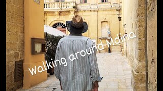 Mdina Malta Walking Tour  Ancient City [upl. by Nnairret991]