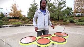 LEARN THE LICK with Jonathan Wicks quotdooG sleeFquot  Xymox Percussion Tenor Drum Pad [upl. by Niowtna]