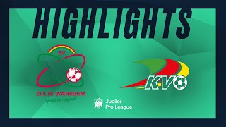 SV Zulte Waregem  KV Oostende moments forts [upl. by Akcebar47]