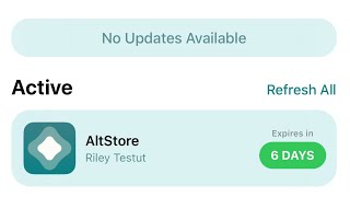 AltStore  How to refresh AltStore and other IPA apps when it expires [upl. by Elrem219]