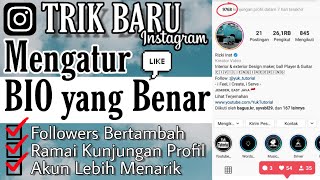 INSTAGRAM PLUS  Edit Bio Instagram Tips Supaya Model Font BIO Instagram Aesthetic Menarik amp Keren [upl. by Drwde]