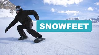 Snowfeet  New Winter Sport  Skiing With The Epic Tricks Of Ice Skating [upl. by Baudelaire]