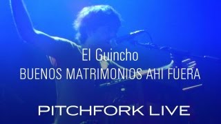 El Guincho  Buenos Matrimonios Ahi Fuera  Pitchfork Live [upl. by Nallak]