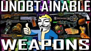 Unobtainable Weapons  Fallout New Vegas Includes DLCs [upl. by Gabrielle]