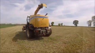 GoPro  Ensilage dherbe 2016  100  New Holland  FR 9060 at Work [upl. by Kohsa]