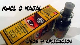 DescubrimientoKohl o kajal árabe usos y aplicación  Discovery Arabic Kohl  uses and application [upl. by Gathard199]