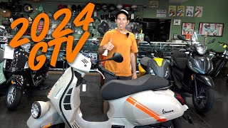 Robots First Look at the New 2024 Vespa GTV HPE2 [upl. by Drahsar760]