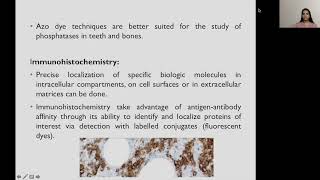 BDS 103 HISTOCHEMISTRY OF ORAL TISSUES BY DR ANKITA SINGH [upl. by Drahser]