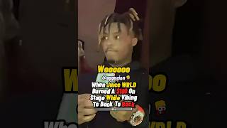 JUICE WRLD BURNING MONEY ON STAGE… [upl. by Millie]