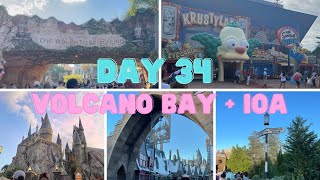 Volcano Bay amp Islands of adventure  Day 34  America Trip 2022  Universal Orlando [upl. by Aissatsan]