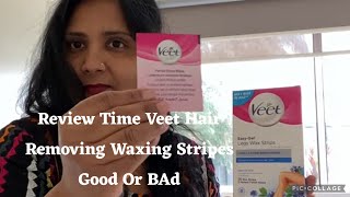 Veet Hair Remover stripes  Review  Good 👍 or Bad — Watch it [upl. by Sivahc241]