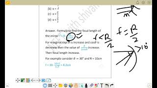 For a concave mirrorParaxial rays are focused at a distance R2 from pole and marginal rays are [upl. by Fanya]