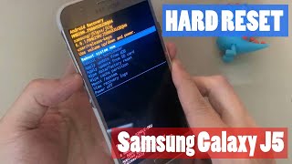 HARD RESET Samsung Galaxy J5 SMJ500H [upl. by Idisahc]