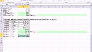 Excel Finance Class 14 Financial Statement Ratio Analysis  1 Trick For Ratio Analysis [upl. by Mercado]