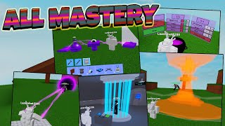 Ability Wars  ALL Ability Mastery  Showcase  Roblox [upl. by Frulla]