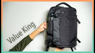 Tomtoc Travel Backpack 40L review  the BEST travel bag under 100 and its not close [upl. by Supmart]