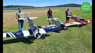 3x Moki250  F4U Corsair amp A6M Zero amp North American AT6  JMFC Lauterhofen Markus Christian Florian [upl. by Porett216]