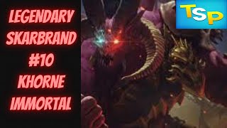 Legendary Skarbrand Immortal Campaign 10 Khorne  Total War Warhammer III [upl. by Ahsital702]