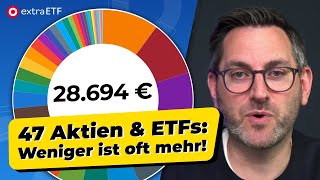 PortfolioChaos Wenn Diversifikation zur Verwirrung führt  extraETF PortfolioReview [upl. by Soelch252]