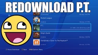 How to Redownload PT on PS4 [upl. by Gunas]