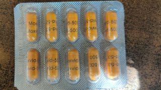 amoxicillin 500 mg capsules  moxvid500 Capsules review in hindi [upl. by Geof]