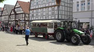 Großer Festumzug beim Schützenfest in Gifhorn 2023  Marktplatz [upl. by Odlo]