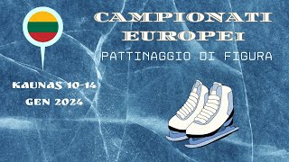 PATTINAGGIO DI FIGURA  CAMPIONATI EUROPEI KAUNAS 2024 Sono quasi al via [upl. by Niboc]