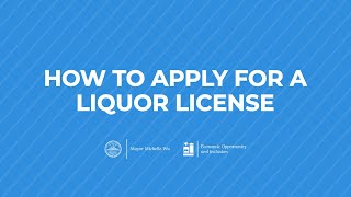 How To Apply For A Liquor License in Boston [upl. by Earvin]