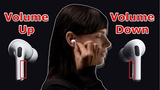 HowTo Turn UpDown the Volume Using AirPods Pros Physical Click Controls [upl. by Une]