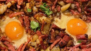 Corned beef breakfast hash recipe [upl. by Odrahcir428]