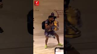 KKR Captain Shreyas Iyer IPL Trophy Winning Celebration 🔥 ipl2024 iplfinal kkrvssrh shorts [upl. by Jerrilyn]