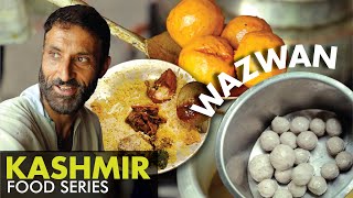 Kashmiri Wazwan  Preparation of Wazwan  Kashmiri Wedding Food  Kashmiri Street Food [upl. by Hgeilhsa]