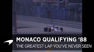 The Greatest Lap Youve Never Seen  Monaco Qualifying 1988 [upl. by Anitreb]