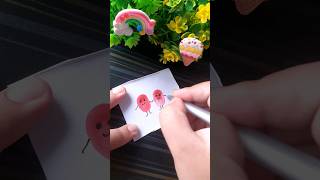 Char kadam chal do na sath mere cute stickerart diy [upl. by Milan758]