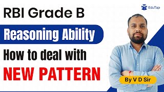 How to deal with a new pattern of Reasoning questions in the RBI Grade B Exam RBI Grade B [upl. by Anawik]