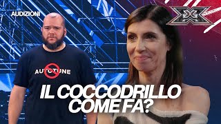 Michele Vinci ha una domanda IL COCCODRILLO COME FA 🐊 X FACTOR 2024 AUDIZIONI [upl. by Dnallor994]