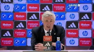 Ancelotti quotTenemos un equipo fuerte todos aportanquot [upl. by Yuria713]