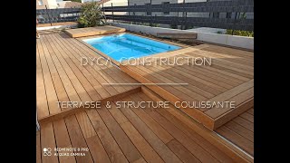 Projet N°1  Terrasse amp Structure Coulissante [upl. by Aztiraj]