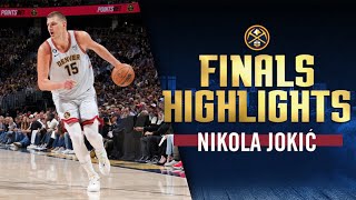 Nikola Jokić 202223 NBA Finals Highlights  DEN vs MIA [upl. by Itsirk177]