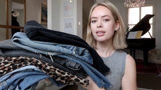 My Denim collection amp Try On  Tanya Burr [upl. by Geno600]