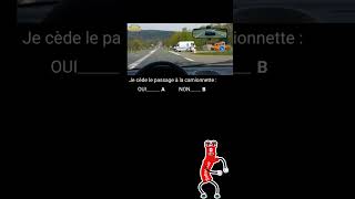 2024 Nouveau examen code de la route ✅ test 3 question 11 😘 France shorts codedelaroute france [upl. by Adnic]