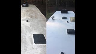 How To Seal Your RV Roof Make Your RV Roof Bulletproof with Tough Roof RV and Tough Roof [upl. by Rednasyl234]