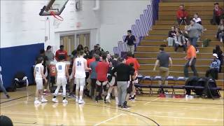 Basketball game suspended after fight between Onondaga Corning community colleges [upl. by Mitzl23]