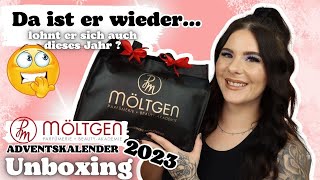 Da ist er wieder  😏 Parfümerie Möltgen ADVENTSKALENDER 2023 UNBOXING [upl. by Raynold793]